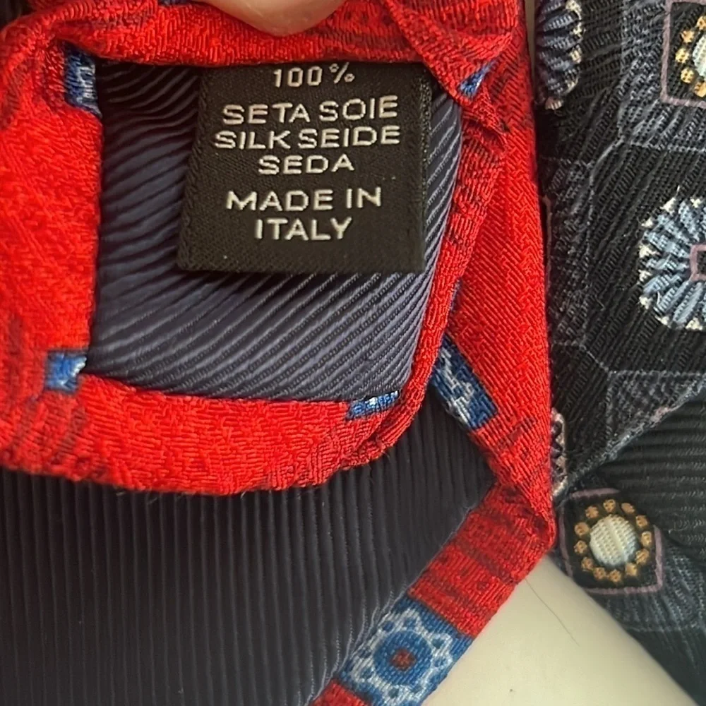 Ermenegildo Zegna Set of 2 100% Silk Ties